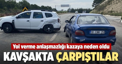 KAVŞAKTA ÇARPIŞTILAR