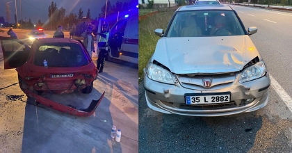 FECİ KAZADA 5 KİŞİ YARALANDI