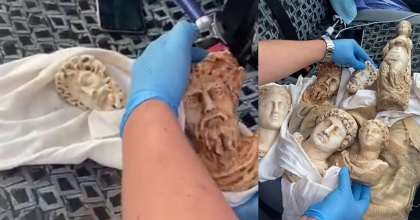 ROMA DÖNEMİNE AİT 6 ESERİ SATARKEN YAKALANDILAR