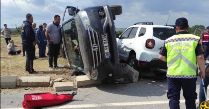 AYDIN'DA TRAFİK KAZASI: 2 YARALI  