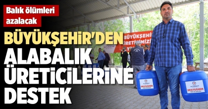 BÜYÜKŞEHİR'DEN ALABALIK ÜRETİCİLERİNE DESTEK