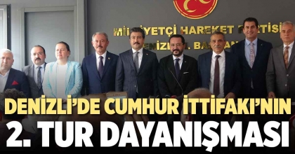 DENİZLİ’DE CUMHUR İTTİFAKI’NIN 2. TUR DAYANIŞMASI
