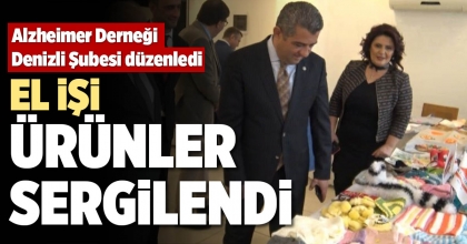 EL İŞİ ÜRÜNLER SERGİLENDİ