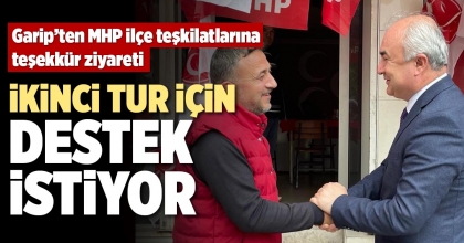 GARİP’TEN MHP İLÇE TEŞKİLATLARINA TEŞEKKÜR ZİYARETİ