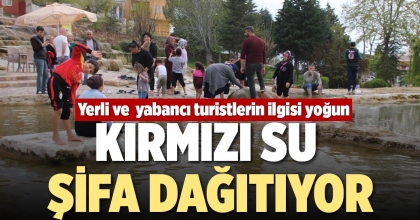 KIRMIZI SU ŞİFA DAĞITIYOR