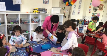 ANAOKULU ÖĞRENCİLERİ, MESLEK LİSELİ GENÇLERLE BULUŞTU 