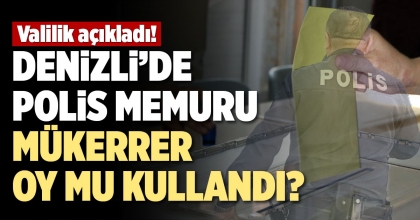 POLİS MEMURU MÜKERRER OY MU KULLANDI?