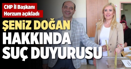ŞENİZ DOĞAN HAKKINDA SUÇ DUYURUSU