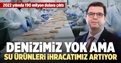 Denizli su ürünleri ihracatında fark yaratıyor