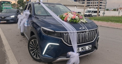 TOGG GELİN ARABASI OLDU