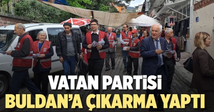 VATAN PARTİSİ BULDAN’A ÇIKARMA YAPTI