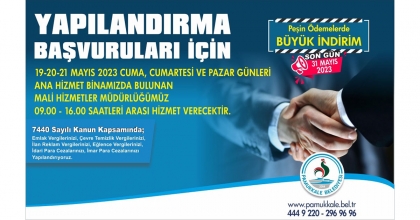 PAMUKKALE’DE YAPILANDIRMA TATİL GÜNLERİNDE DE DEVAM EDECEK