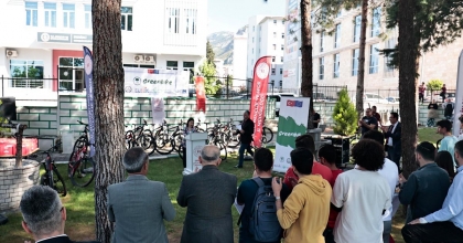 YEŞİL BİSİKLET PROJESİNİN TANITIMI YAPILDI 