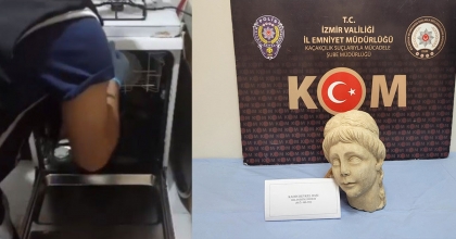 BULAŞIK MAKİNESİNDEN TARİHİ ESER ÇIKTI   