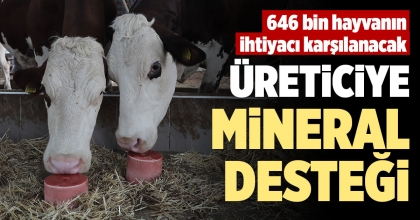 ÜRETİCİYE MİNERAL DESTEĞİ