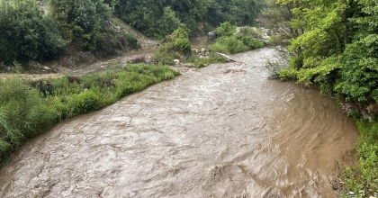 MUĞLA'DA ŞİDDETLİ SAĞANAK YAĞIŞ BÖYLE GÖRÜNTÜLENDİ