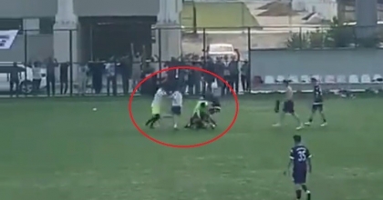 AMATÖR MAÇTAKİ KAVGADA İKİ FUTBOLCU HASTANELİK OLDU