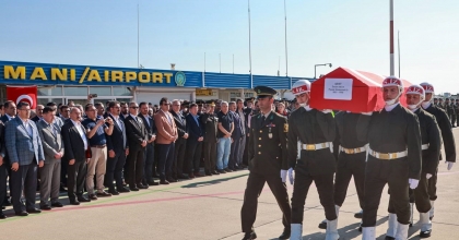 ŞEHİT ER ÖZCAN KAYA'NIN NAAŞI MEMLEKETİNE GETİRİLDİ