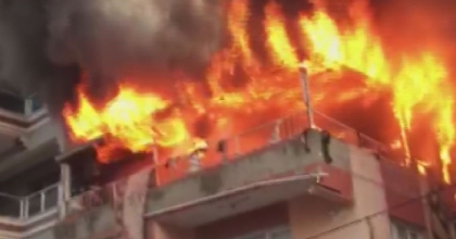 KORKU DOLU ANLAR! ALEV ALEV YANDI