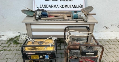 KAÇAK KAZI İHBARINDAN PATLAYICI ÇIKTI