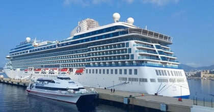 BODRUM GELEN 242 METRELİK GEMİ, BİN 197 YOLCU GETİRDİ