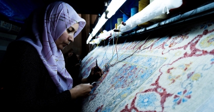 EL DOKUMA HALILAR MAKİNELEŞMEYE DİRENİYOR 