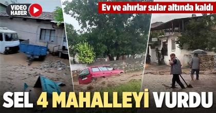 SEL 4 MAHALLEYİ VURDU