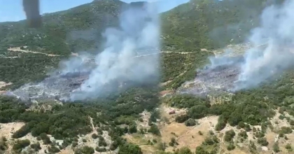 KAŞ'TA ORMAN YANGINI