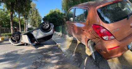 KUŞADASI'NDA KURBAN BAYRAMI'NIN İLK KAZASI ALKOLLÜ SÜRÜCÜDEN