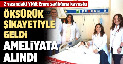 ÖKSÜRÜK ŞİKAYETİYLE GELDİ, AORT DAMARINDA DARLIK BULUNDU