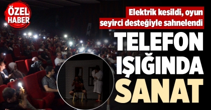 TELEFON IŞIĞINDA SANAT