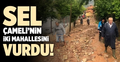 SEL ÇAMELİ’NİN İKİ MAHALLESİNİ VURDU