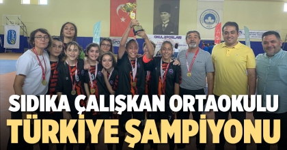 SIDIKA ÇALIŞKAN ORTAOKULU TÜRKİYE ŞAMPİYONU