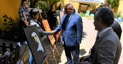 BULDAN’DA ORTAOKUL ÖĞRENCİLERİ SERGİ AÇTI