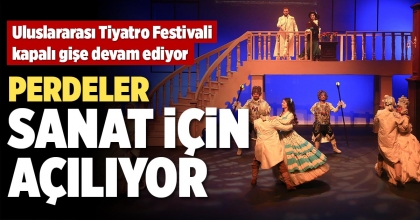PERDELER SANAT İÇİN AÇILIYOR