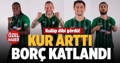 KUR ARTTI BORÇ KATLANDI