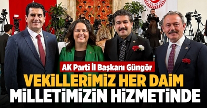 VEKİLLERİMİZ HER DAİM MİLLETİMİZİN HİZMETİNDE