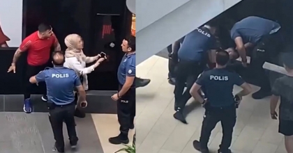 EŞİNE SALDIRIP POLİSE DİRENDİ, FİRARİ ÇIKTI