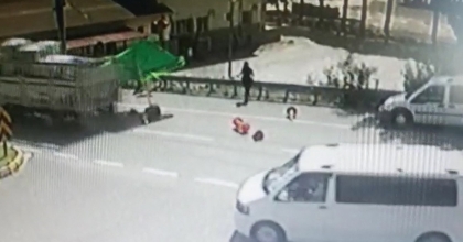 FRENİ BOŞALDI KONTROL NOKTASINA DALDI