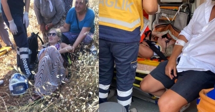 MUSTAFA SANDAL’IN EŞİNİN BİNDİĞİ CAYROKOPTER DÜŞTÜ