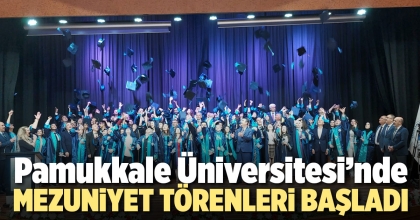 PAÜ’DE MEZUNİYET TÖRENLERİ BAŞLADI