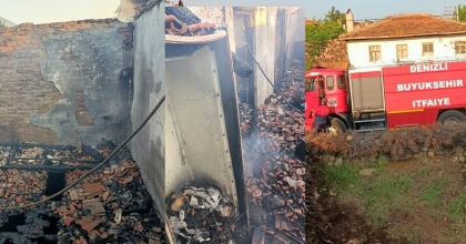 AYDIN’DAKİ YANGINA DENİZLİ MÜDAHALE ETTİ