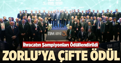 ZORLU’YA ÇİFTE ÖDÜL