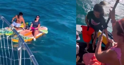 KANOYLA SÜRÜKLENİP MAHSUR KALDILAR