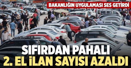 SIFIRDAN PAHALI 2. EL İLAN SAYISI AZALDI