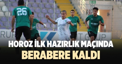 HOROZLAR İLK HAZIRLIK MAÇINDAN GOLSÜZ BERABERLİKLE AYRILDI