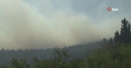 ORMAN YANGINI DIKAYISIYLA VATANDAŞLAR TAHLİYE EDİLİYOR