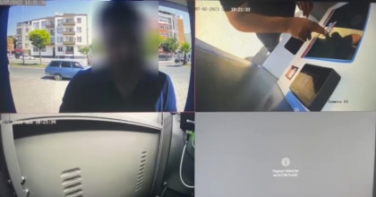 KAMU MALINA ZARAR VERİRKEN KAMERALARA YAKALANDI