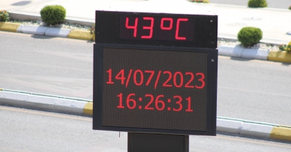 TERMOMETRELER 43 DERECEYİ GÖSTERDİ