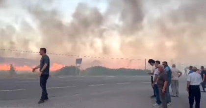 ARAZİ YANGINI SÖNDÜRÜLDÜ